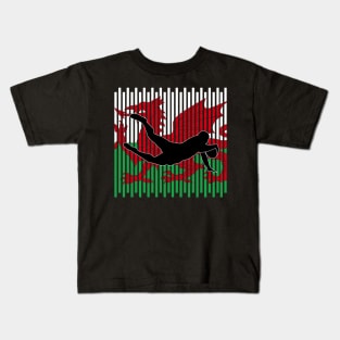 Welsh rugby design Kids T-Shirt